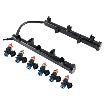 2011-2025 Dodge Jeep Ram Chrysler 3.6L 53034198AC Fuel Rail With Injectors
