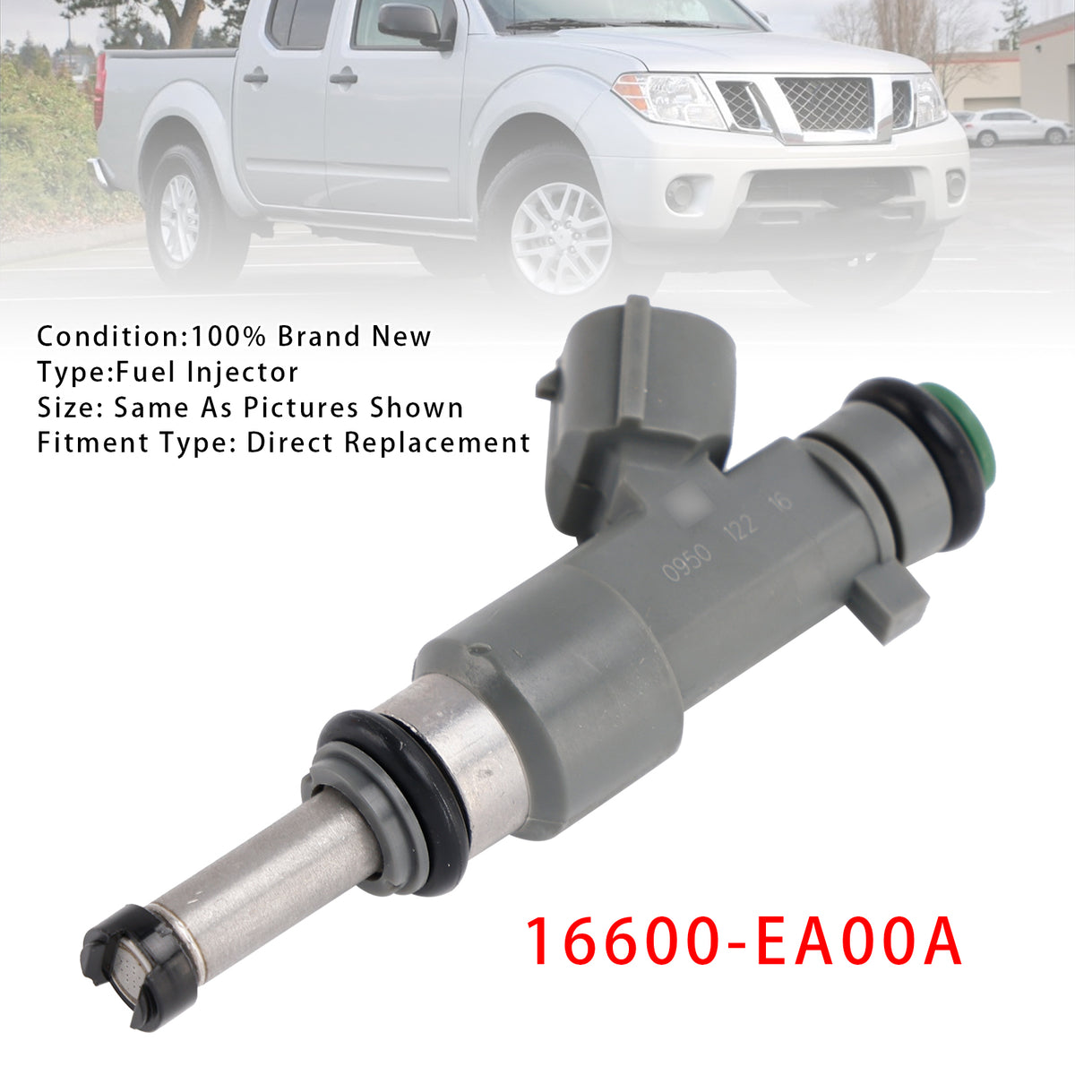 2005-2019 Frontier 2.5L Nissan 16600-EA00A 1Pcs Fuel Injector