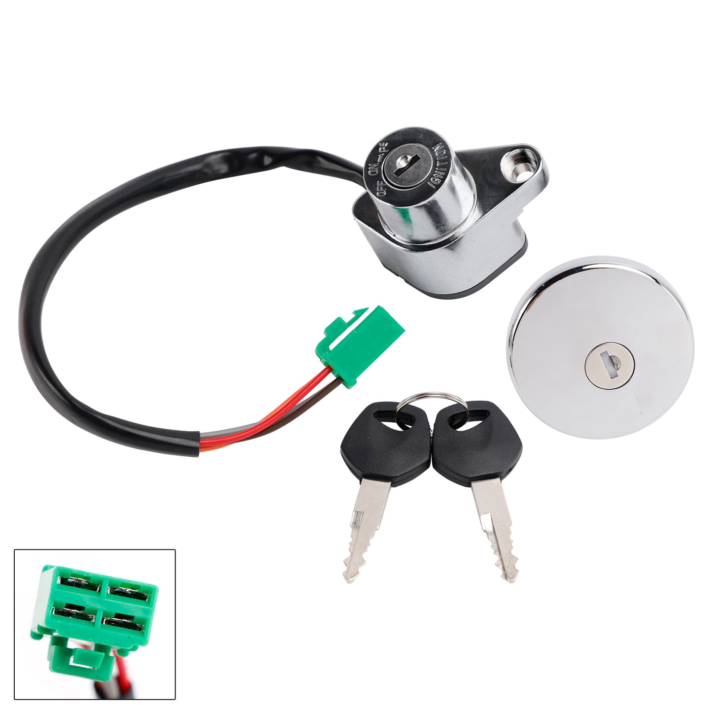 Suzuki Savage 650 Boulevard S40 1986-2019 Ignition Key Switch Fuel Cap Lock Set