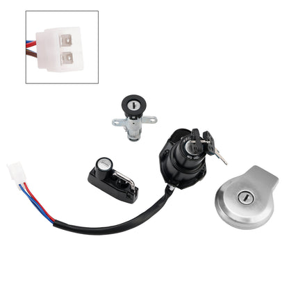 Yamaha XV 535 Virago 1988-2004 Ignition Key Switch Fuel Cap Helmet Seat Lock Set