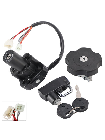 Yamaha XT500E XT600E 1996-2002 Ignition Key Switch Fuel Cap Helmet Lock Set