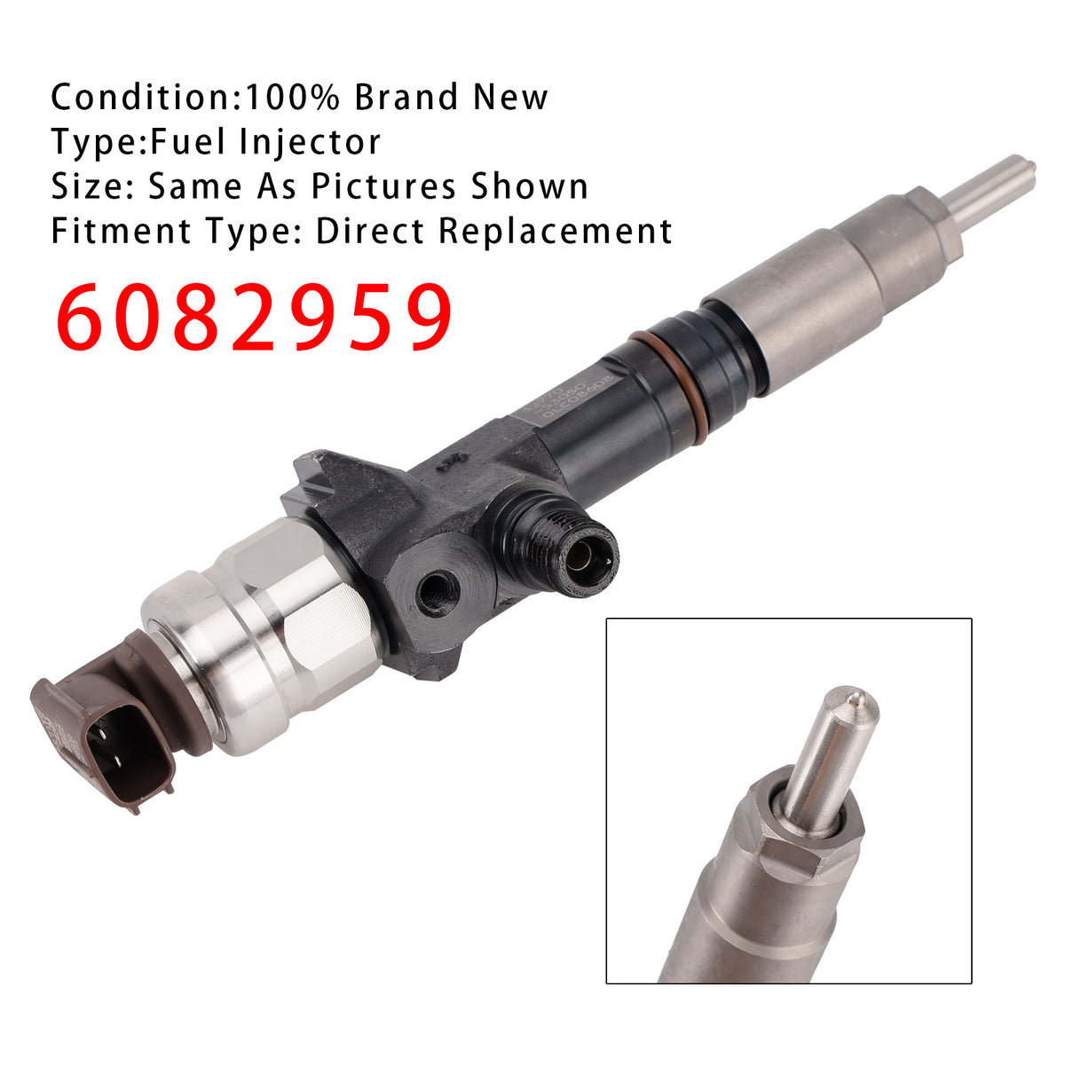 CAT C3.3B 257D 277D 287D 259D 289D Caterpillar 6082959 1Pcs Fuel Injector