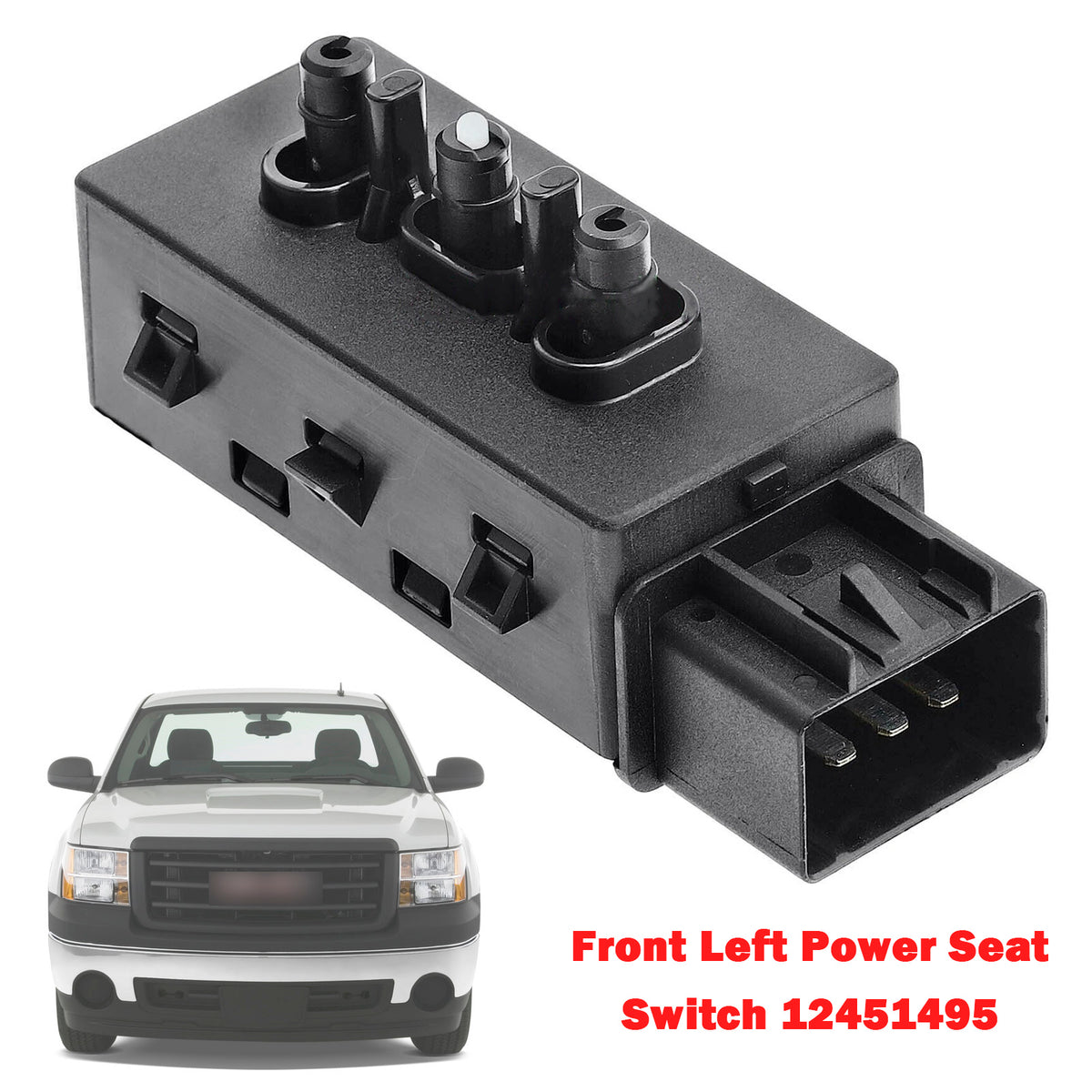 2007-2014 Sierra Gmc 12451495 Front Left Power Seat Switch