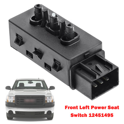 2007-2014 Sierra Gmc 12451495 Front Left Power Seat Switch