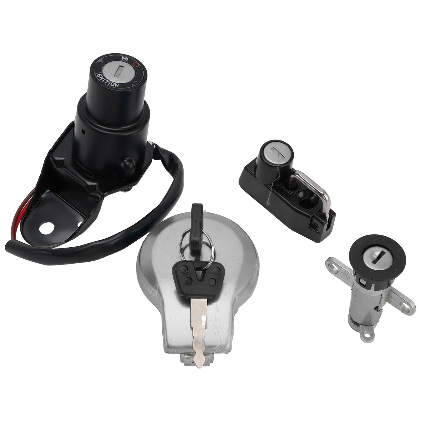 Yamaha XV400 Virago 1991-1994 Ignition Key Switch Fuel Cap Helmet Seat Lock Set