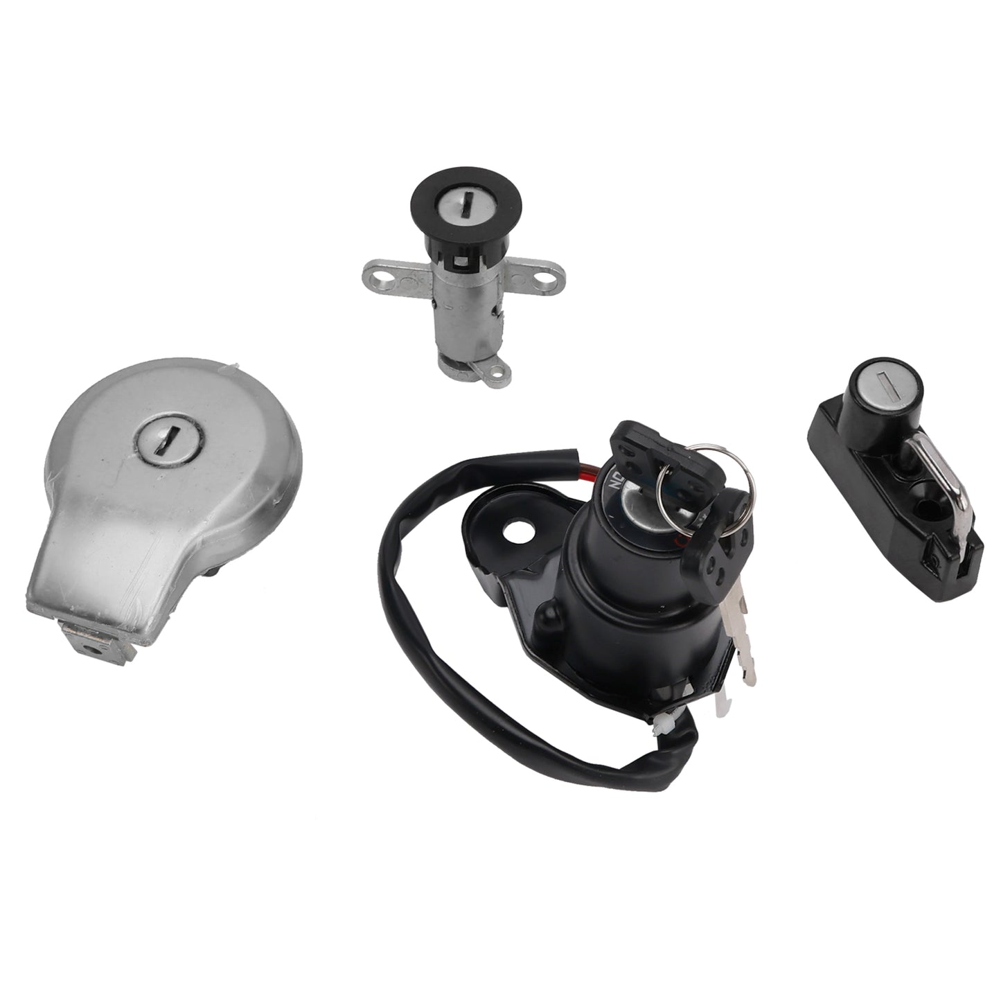Yamaha XV400 Virago 1991-1994 Ignition Key Switch Fuel Cap Helmet Seat Lock Set