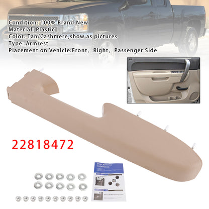 2010-2014 Chevy Silverado 1500 2500HD Tan Front Right Armrest Repair Kit