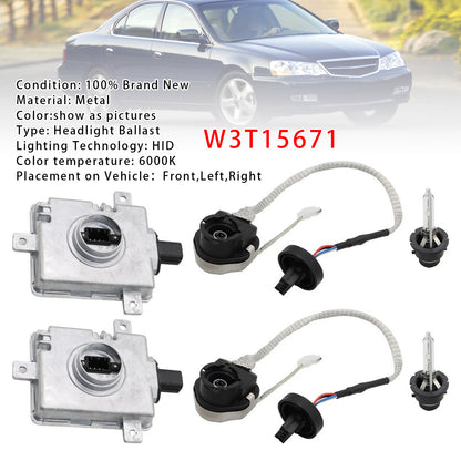 Acura TL TSX Xenon HID Headlight Ballast Unit Assembly with Igniter D2S Bulb