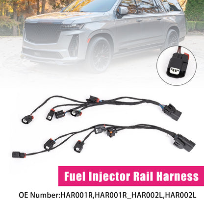 2014-2023 Cadillac Chevy Gmc 5.3L 6.2L 6.6L HAR001R_HAR002L Fuel Injector Rail Harness