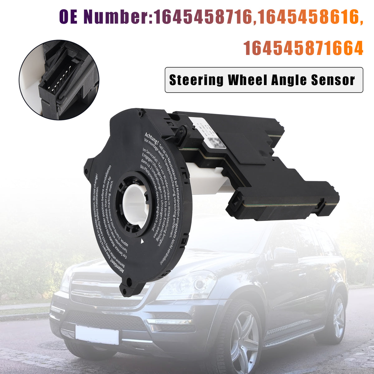 GL320 GL350 ML320 ML450 R63 AMG Benz 1645458616 Steering Wheel Angle Sensor