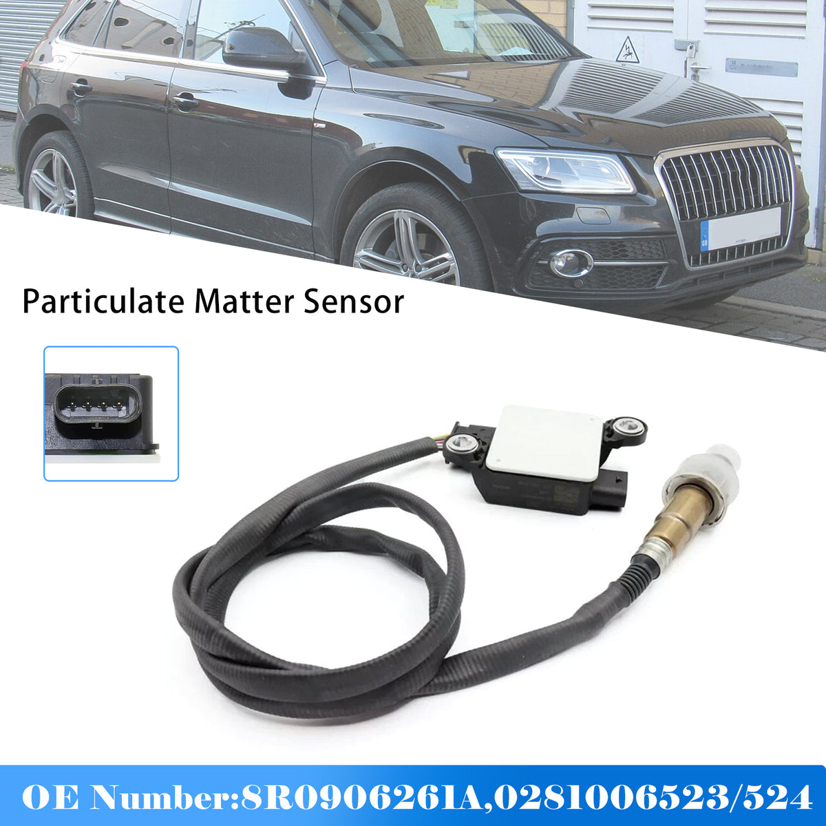 2014-2016 Audi Q5 8R 3.0 TDI Particulate Matter Sensor 8R0906261A