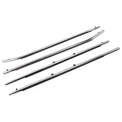 72410-TK8-A11 4PCS Weatherstrips Seal Door Belt Molding For Odyssey 2011-2017 72450TK8A11