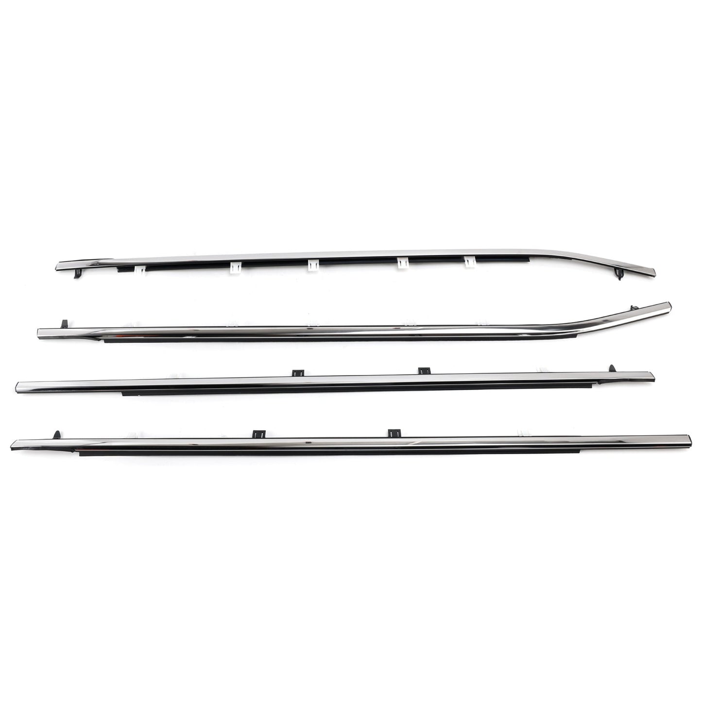 2011-2017 Odyssey 4PCS Weatherstrips Seal Door Belt Molding 72410TK8A11 72450TK8A11