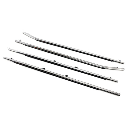 2011-2017 Odyssey 4PCS Weatherstrips Seal Door Belt Molding 72410TK8A11 72450TK8A11
