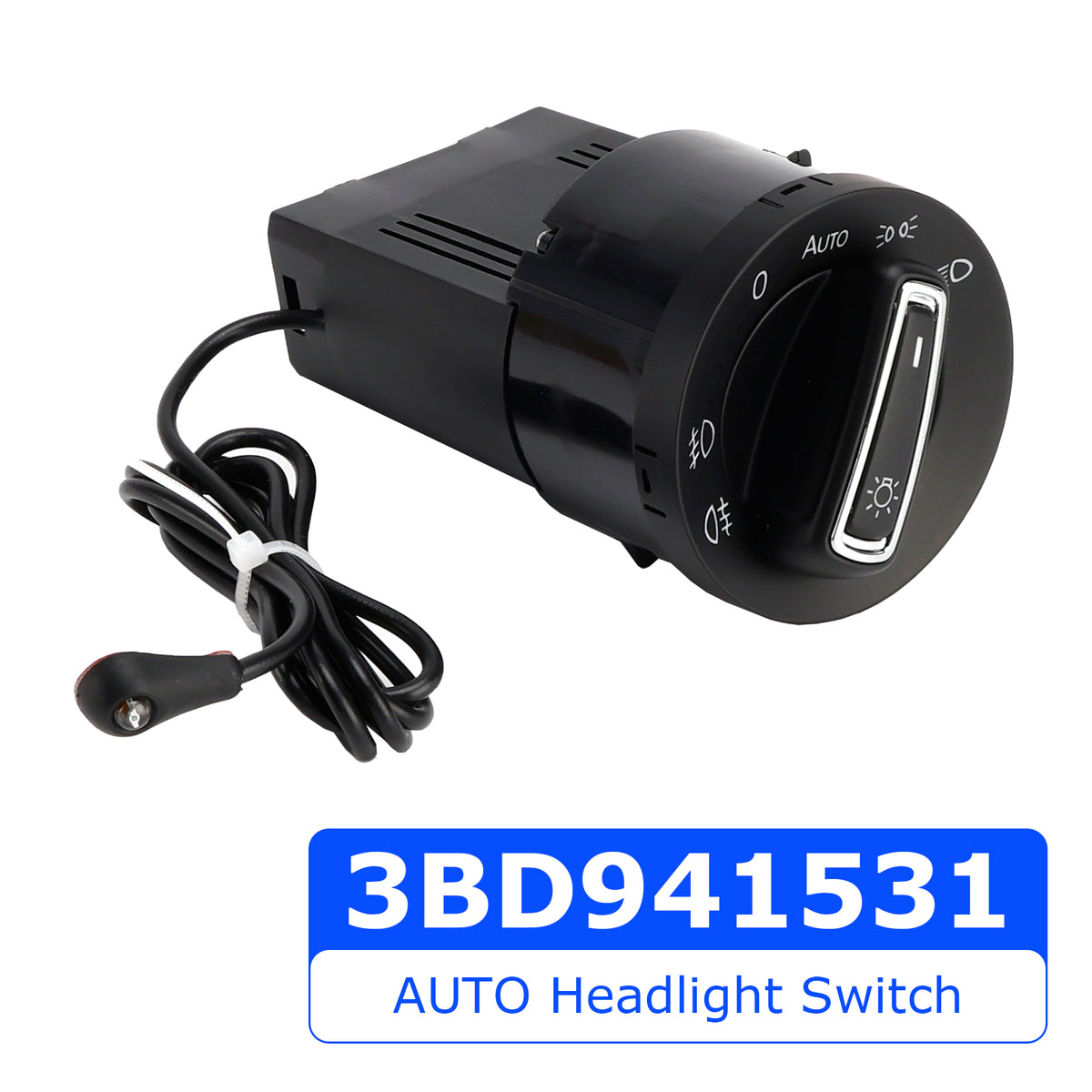 VW Seat Octavia Fabia Alhambra AUTO Headlight Switch W/ Light 3BD941531
