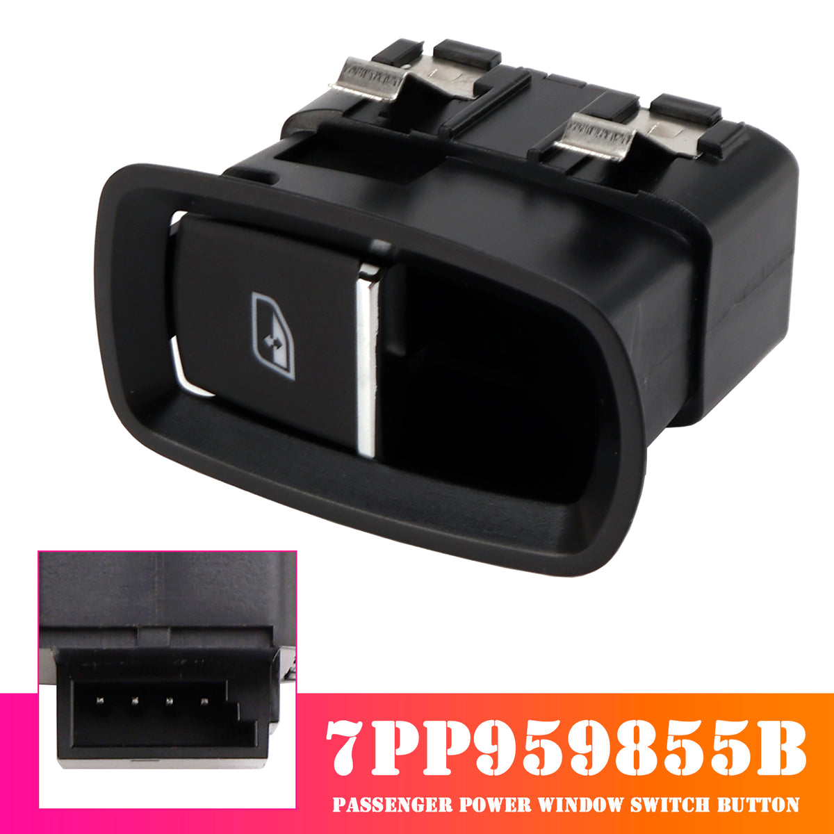 2014-2020 Macan Porsche 7PP959855B Passenger Power Window Switch Button
