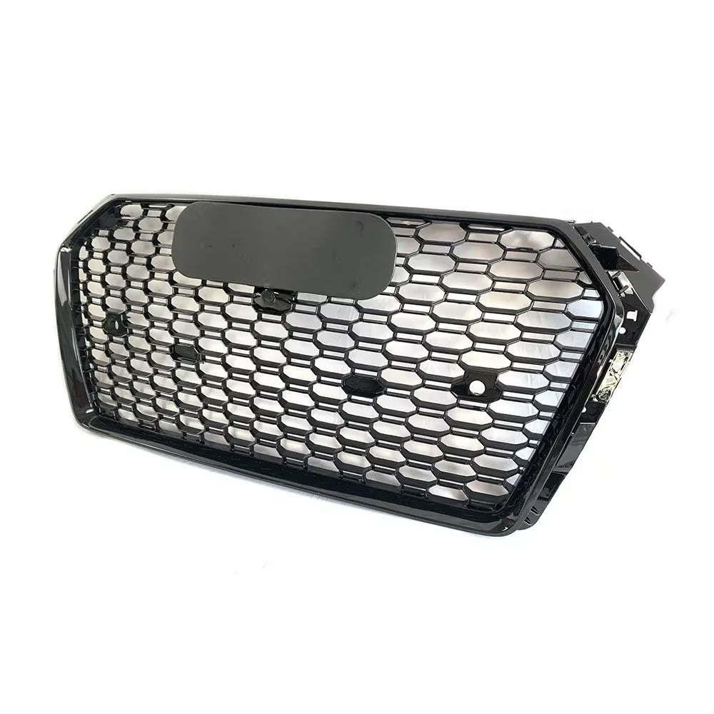 2016-2019 Audi A4 S4 B9 To RS4 Style Front Bumper Grill High Quality Honeycomb Upper Grill