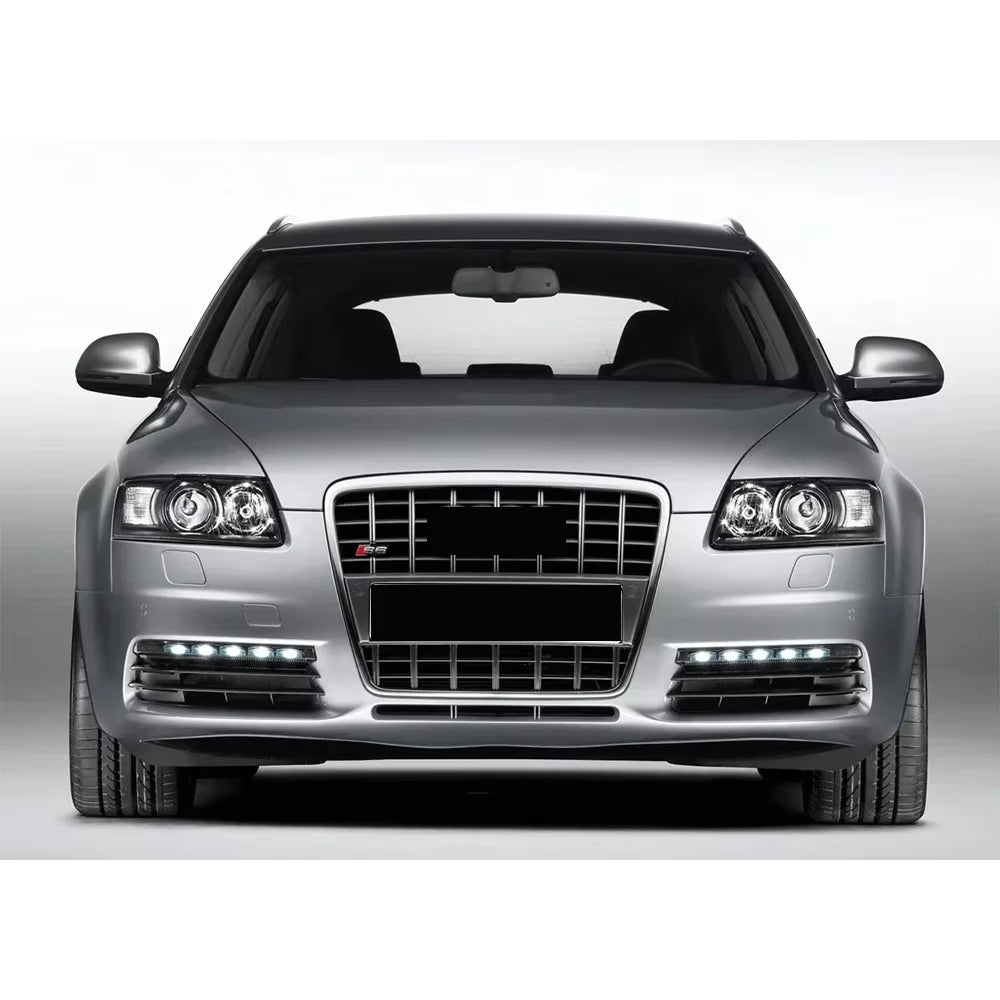 Audi A6 S6 C6 2005-2011 Change To S6 Style Front Bumper Grill Upper Grill