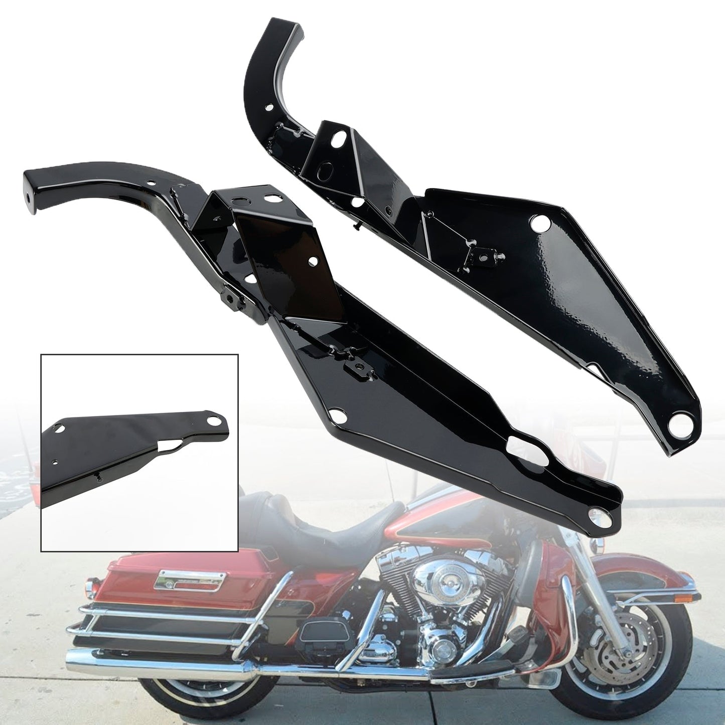 Soportes de montaje del carenado del cabezal Touring Street Electra Glide 96-13