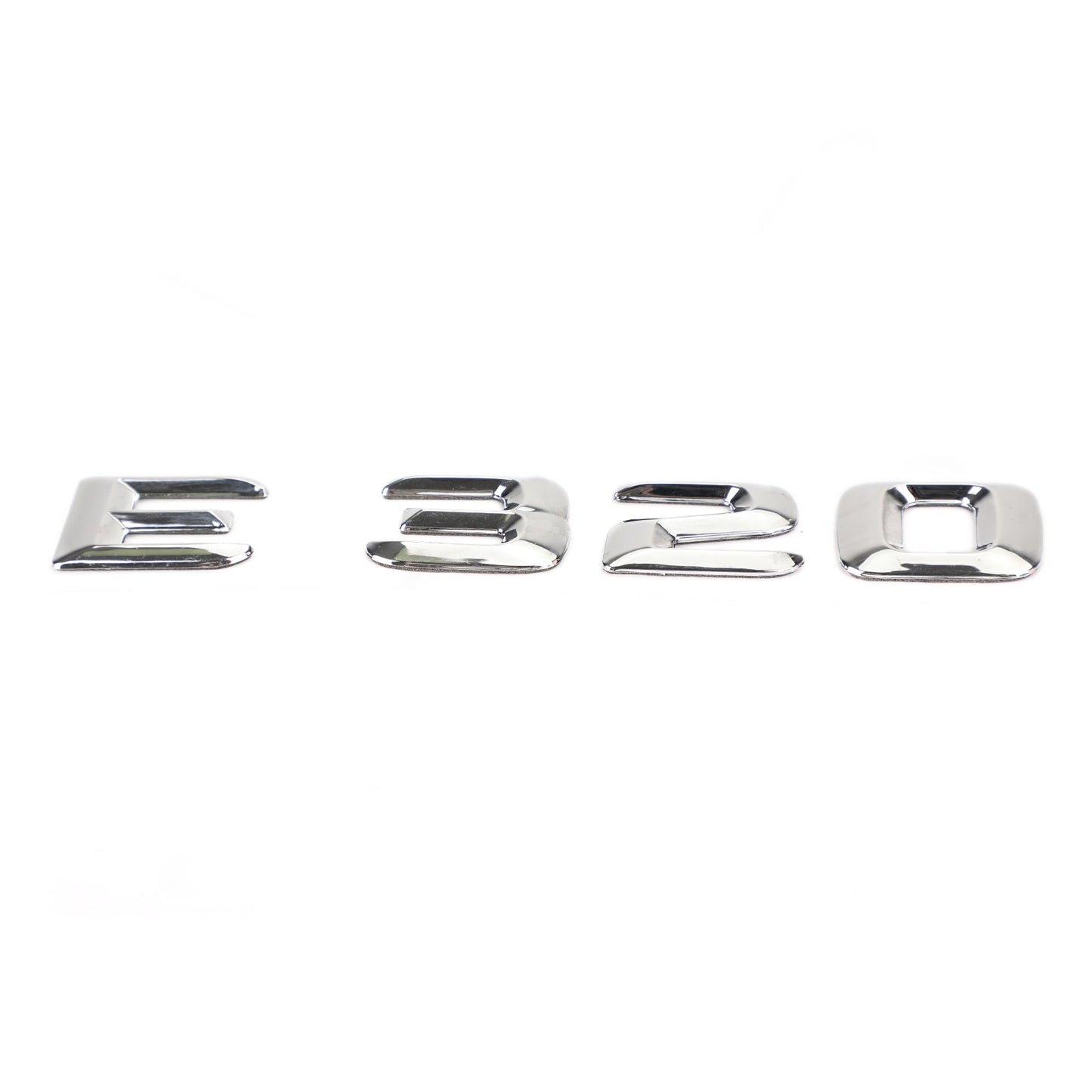 Emblème de coffre arrière, plaque signalétique, lettres et chiffres, compatible avec Mercedes E320, chromé