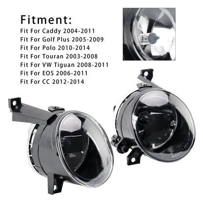 2004-2011 Caddy 1T0941699C Pair Front Fog Light