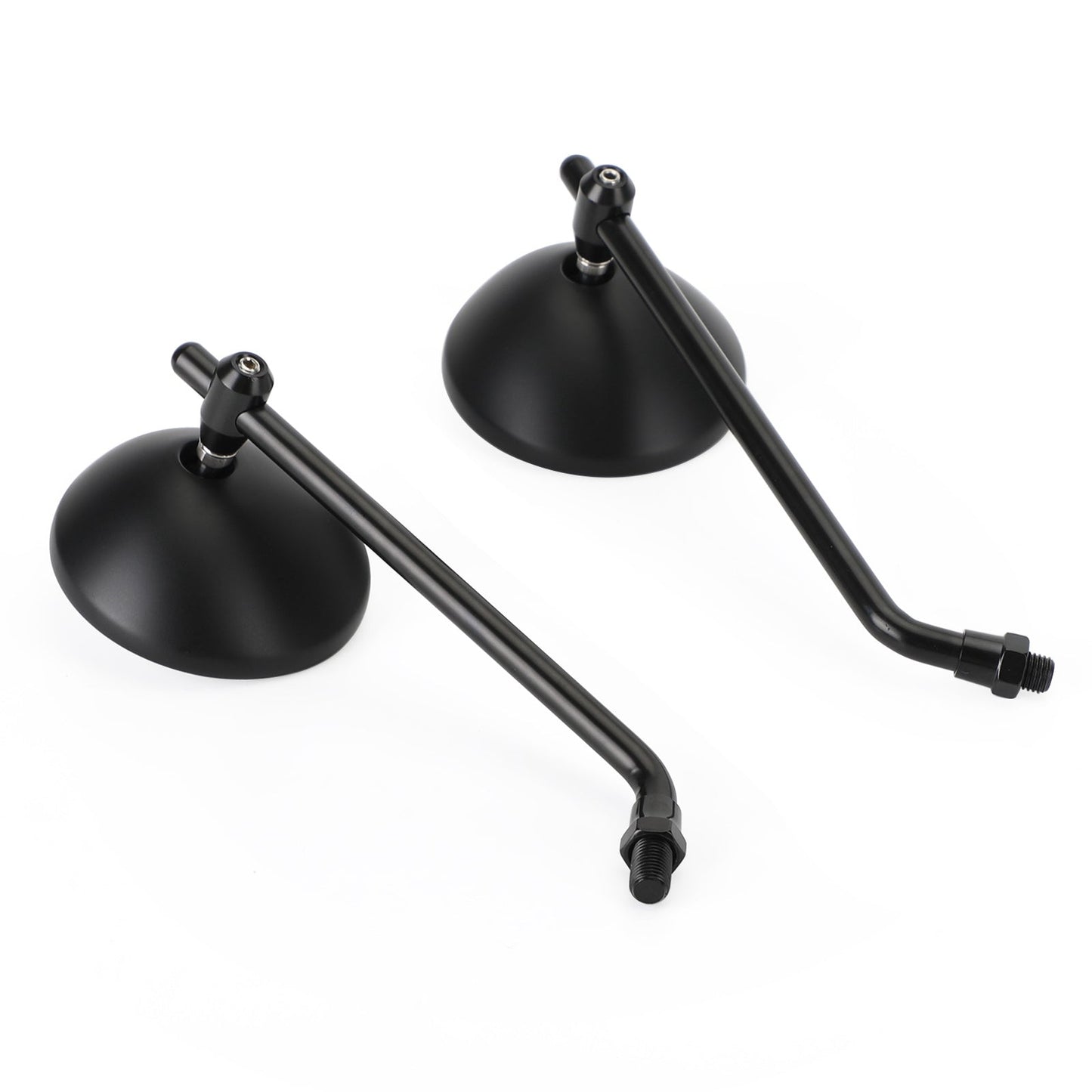 Rétroviseurs noirs classiques droit et gauche 10 mm pour Honda CB Shadow Cruiser