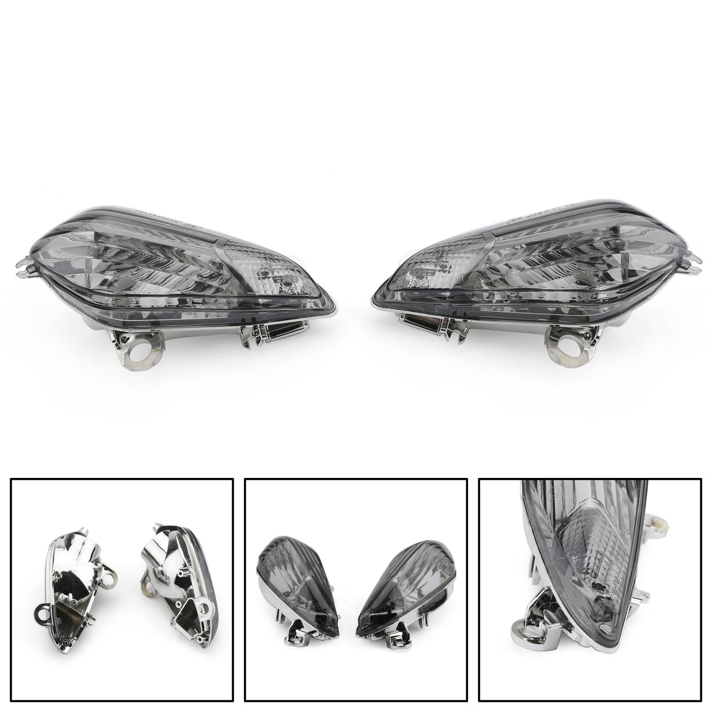 Lentille de clignotants avant pour Honda CBR1000RR 2008-2009, accessoire fumé