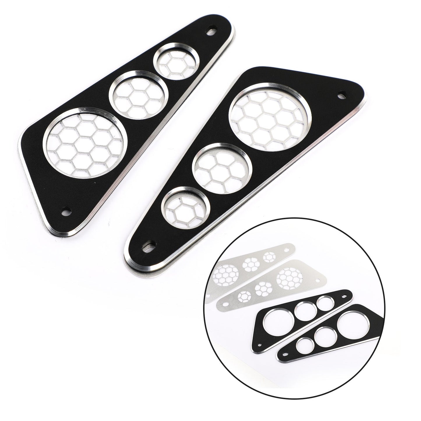Protection latérale du panneau arrière pour YAMAHA XSR155 2019-2020, noir