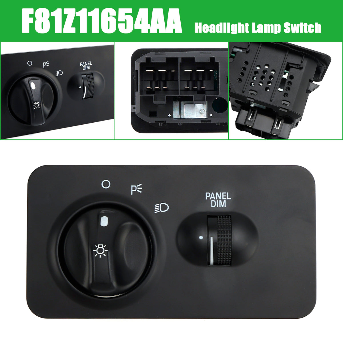 1999-2005 F250 F350 Super Duty Ford F81Z11654AA Headlight Lamp Switch
