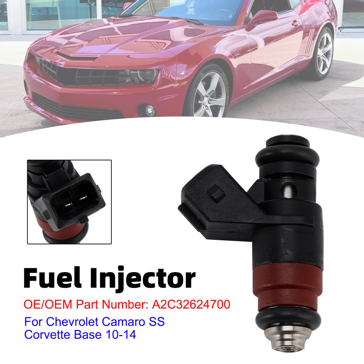 2010-2014 Camaro SS Corvette Base Chevrolet A2C32624700 1Pcs Fuel Injector