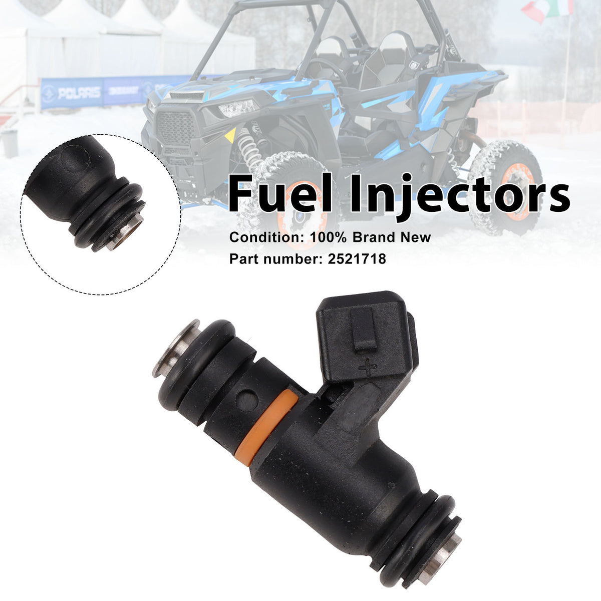 2017-2020 Polaris RZR XP 2521718 Fuel Injectors