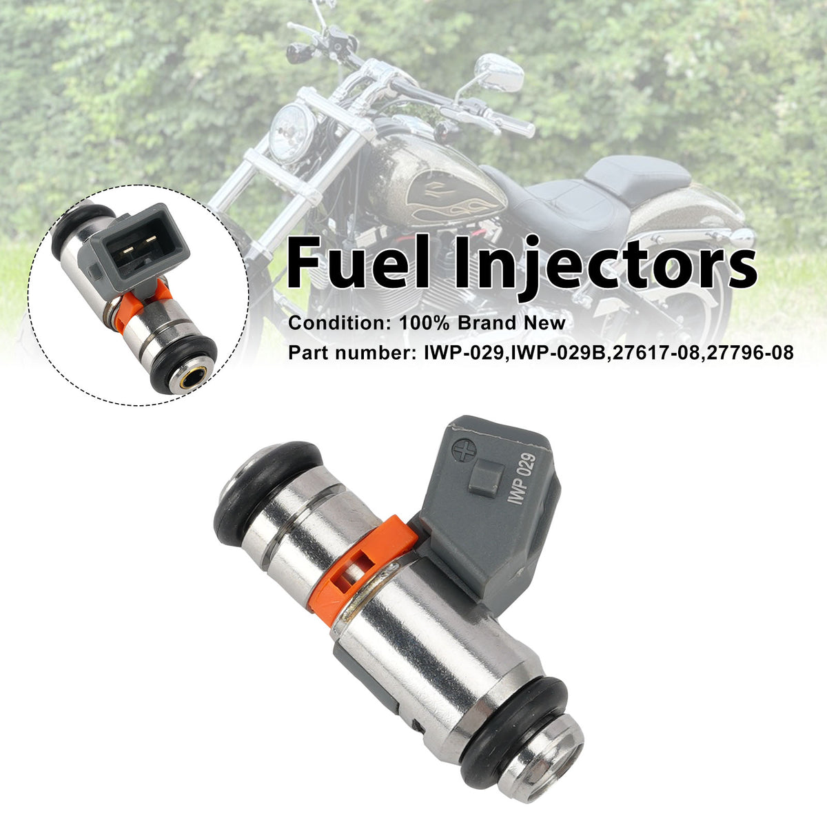 2008-2017 Electra Glide Street Glide Road King IWP-029 Fuel Injectors