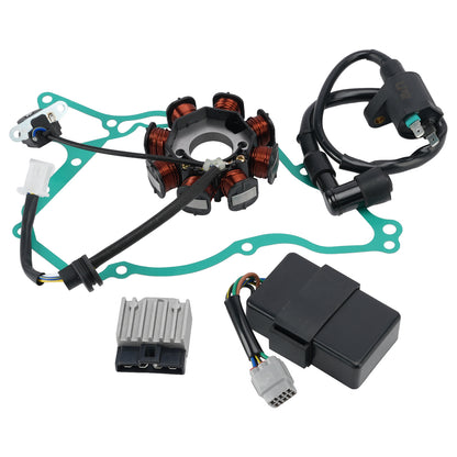 2003-2009 KLX110 Kawasaki Stator Regulator Cdi Box Ignition Coil Gasket Set