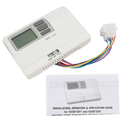 Coleman 8330D3351 Digital Thermostat Rv Thermostat Heat/Cool WallMount White