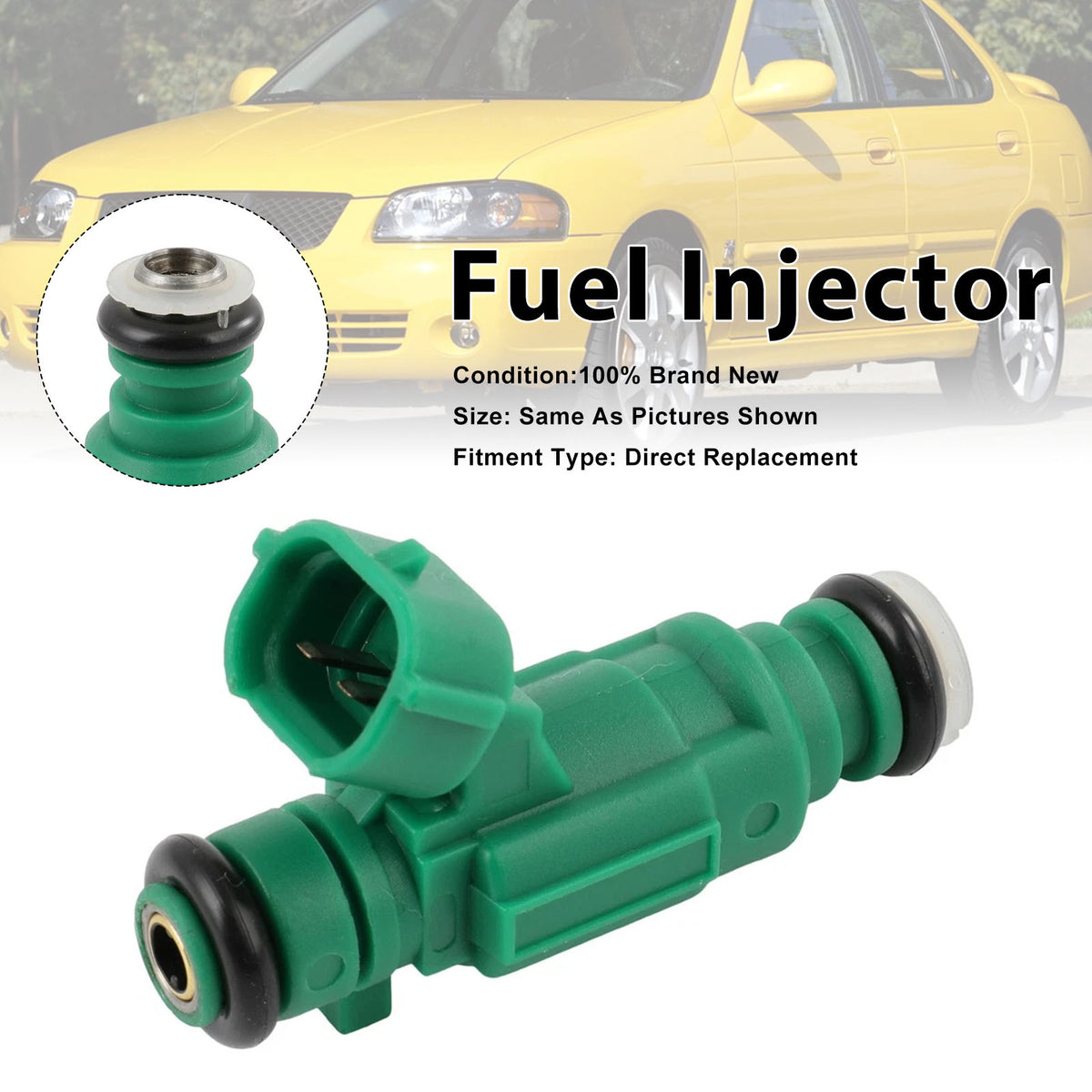 2003-2006 Sentra L4 1.8 Nissan 0280156159 16600-4Z800 1Pcs Fuel Injector