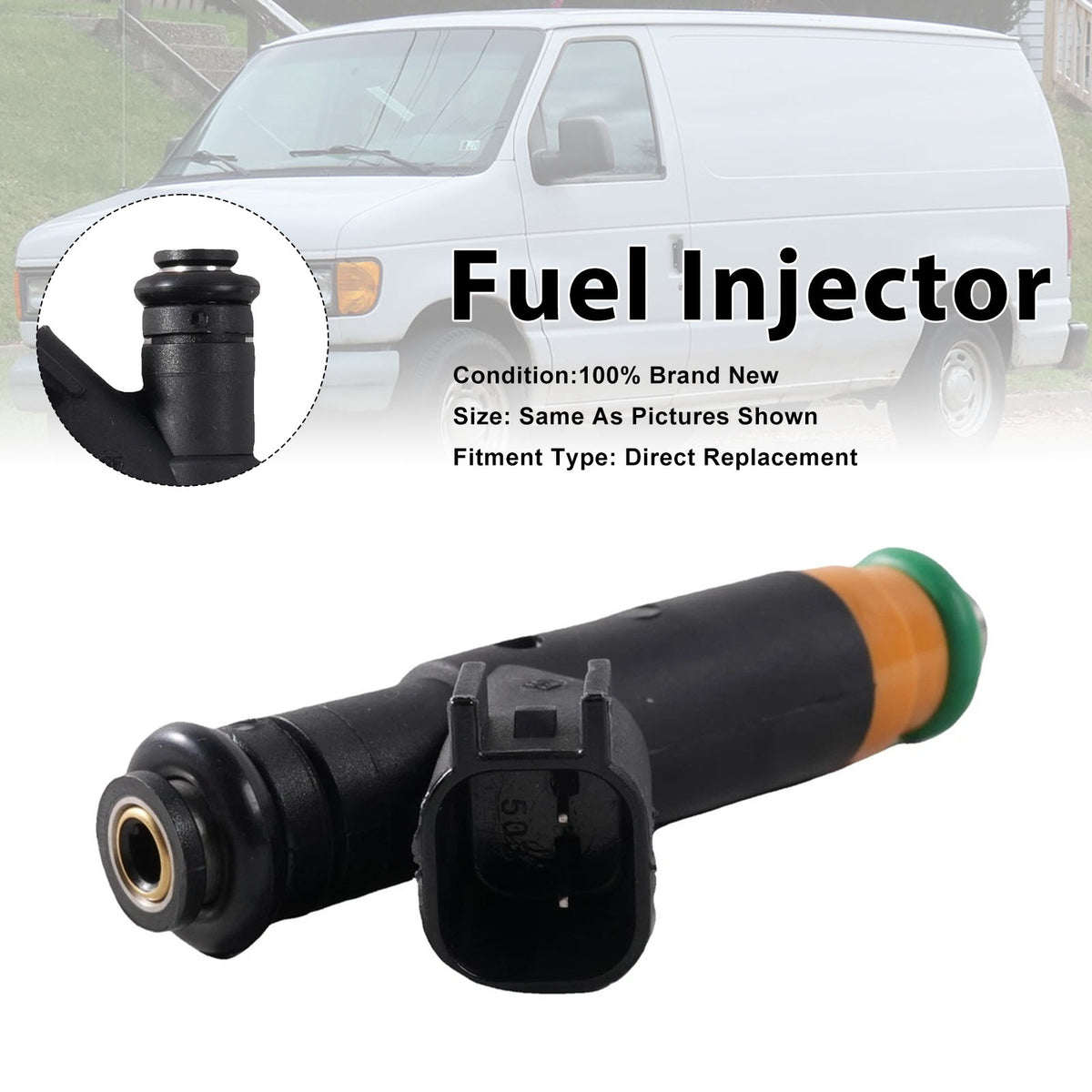 2000-2003 Ford E-150 E-250 F-150 4.2L V6 YR3E-A6A 1Pcs Fuel Injector