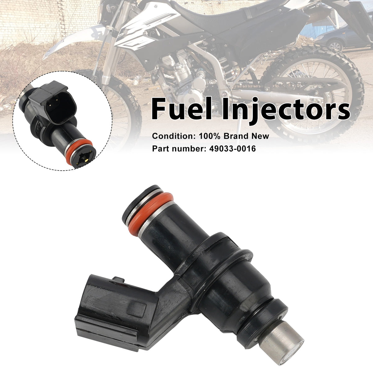 2018-2022 KLX250 KLX300 Kawasaki 49033-0016 Fuel Injectors