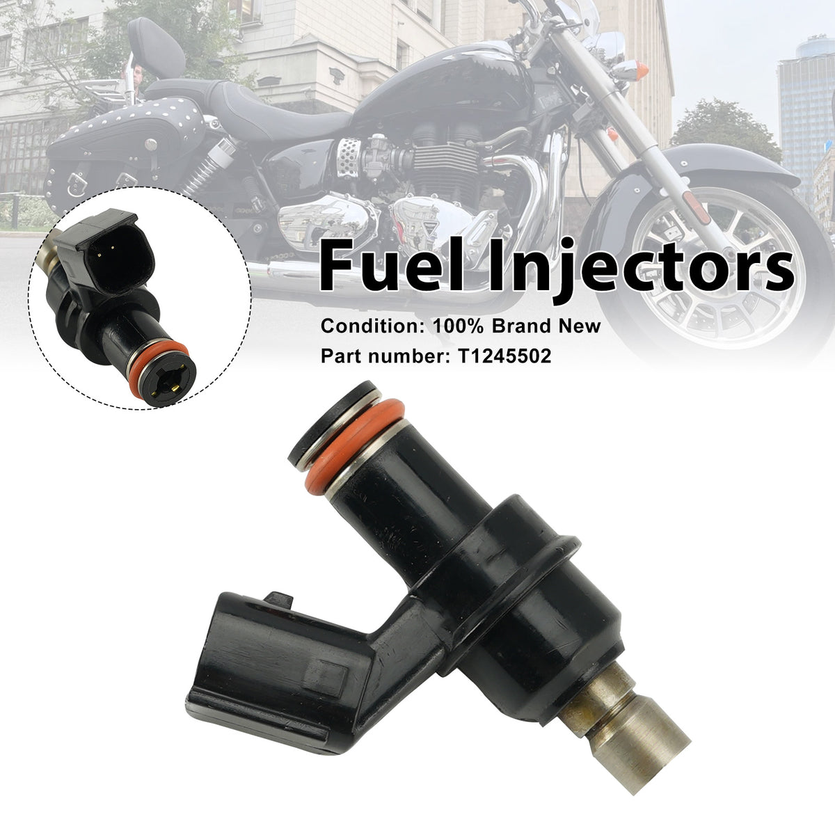 America Bonneville T100 Scrambler hruxton T1245502 Fuel Injectors
