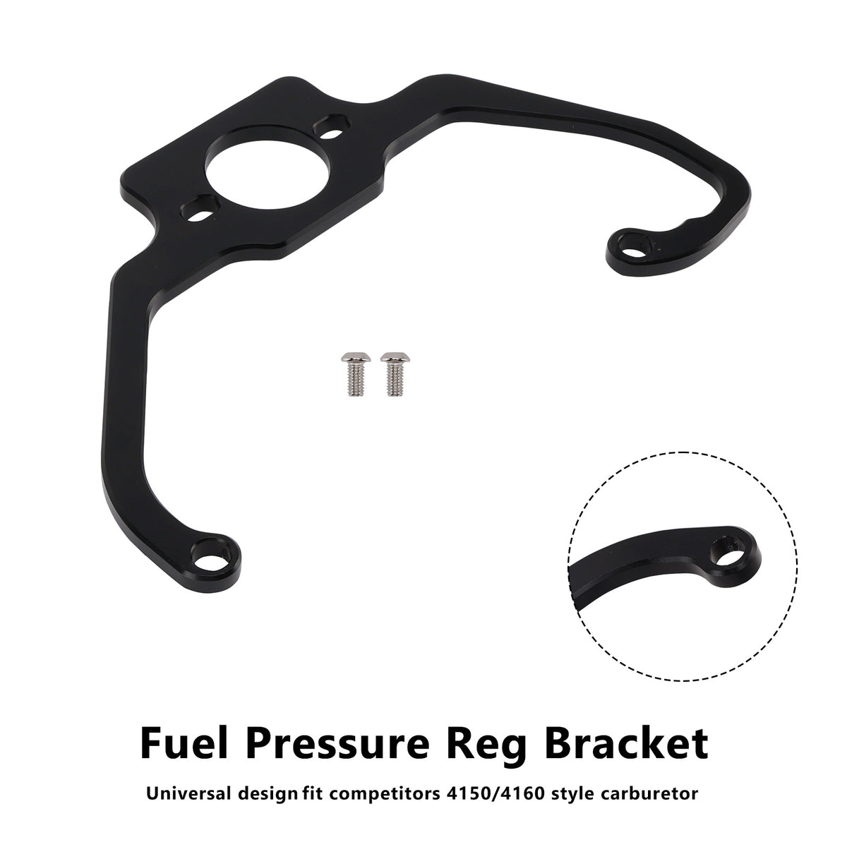 Competitors 4150/4160 Carburetor Fuel Pressure Reg Bracket