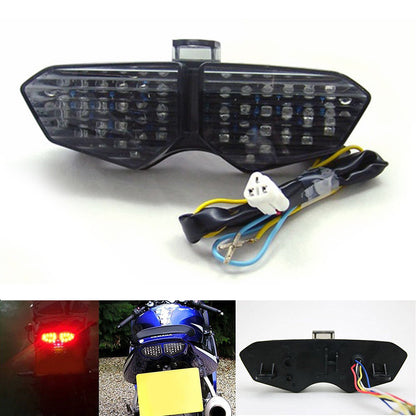 2006-2007 Kawasaki ZX-10R 2005-2006 ZX-6R 636 750S Clear Motorcycle LED TailLight