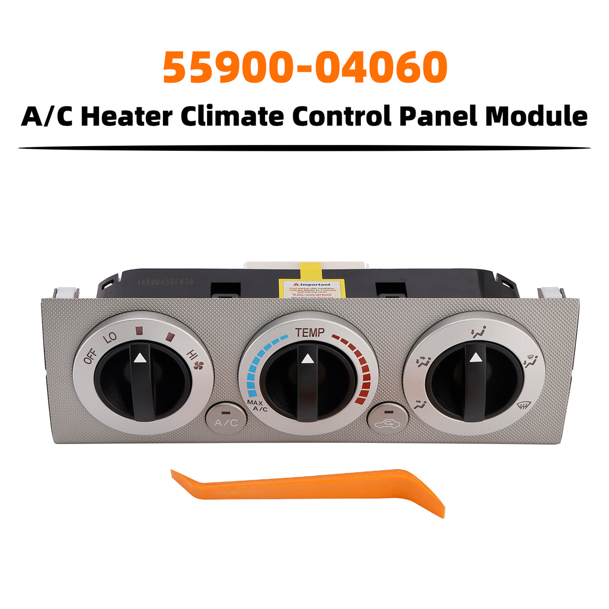 2009-2011 Toyota Tacoma 55900-04060 A/C Heater Climate Control Panel Module