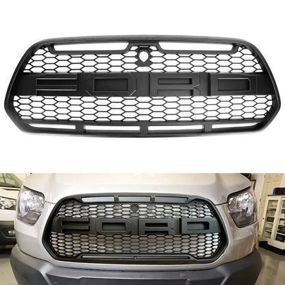 2015-18 Ford Transit MK8 Matt Black Front Bumper Grill Generic