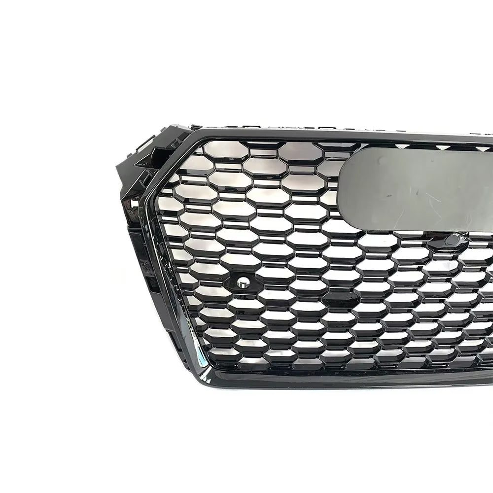 2016-2019 Audi A4 S4 B9 To RS4 Style Front Bumper Grill High Quality Honeycomb Upper Grille