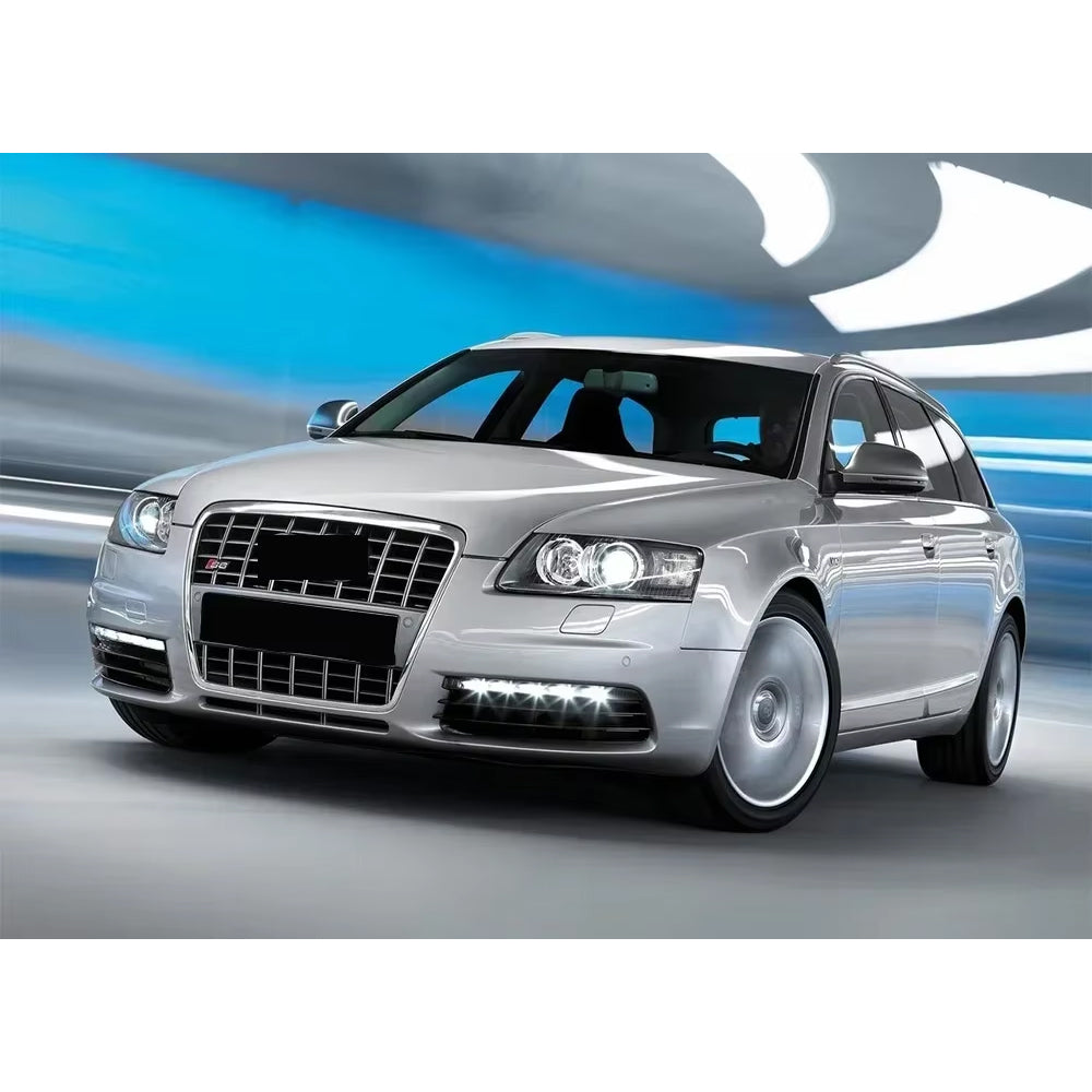 Audi A6 S6 C6 2005-2011 Change To S6 Style Front Bumper Grill Upper Grill