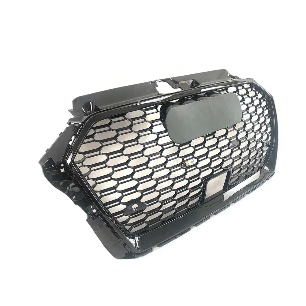 2017-2019 Audi A3 8VPA To RS3 Style High Quality Honeycomb Chrome Grille With ACC