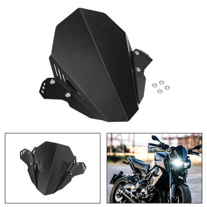 2017-2020 YAMAHA FZ 09 MT 09 Windscreen Windshield Shield Protector Black