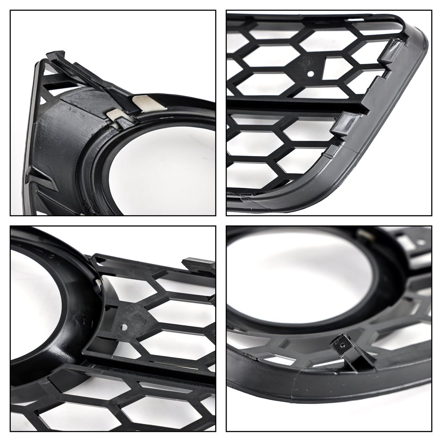 2007-2011  Audi A5 Standart Pair Honeycomb Front Fog Light Cover Grille 1522024