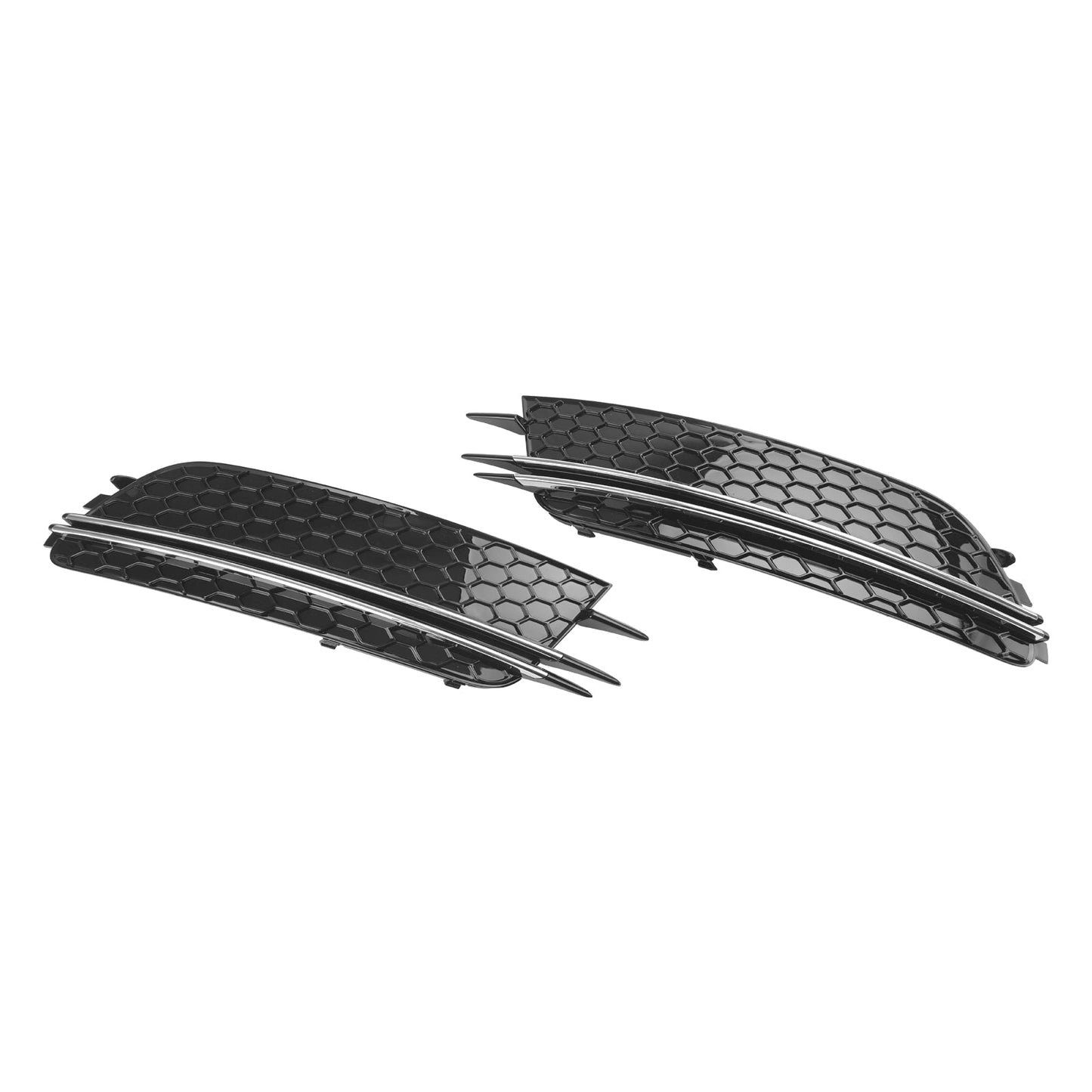Audi 2012-2015 A6 C7 2PCS Front Fog Light Cover Bezel Grille