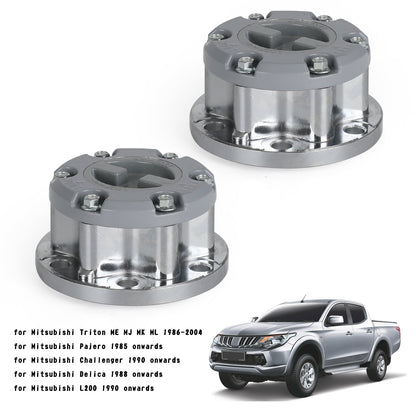 1986-2004 Mitsubishi Triton ME MJ MK ML 2x Free Lock Wheeling Hubs WS2MLX