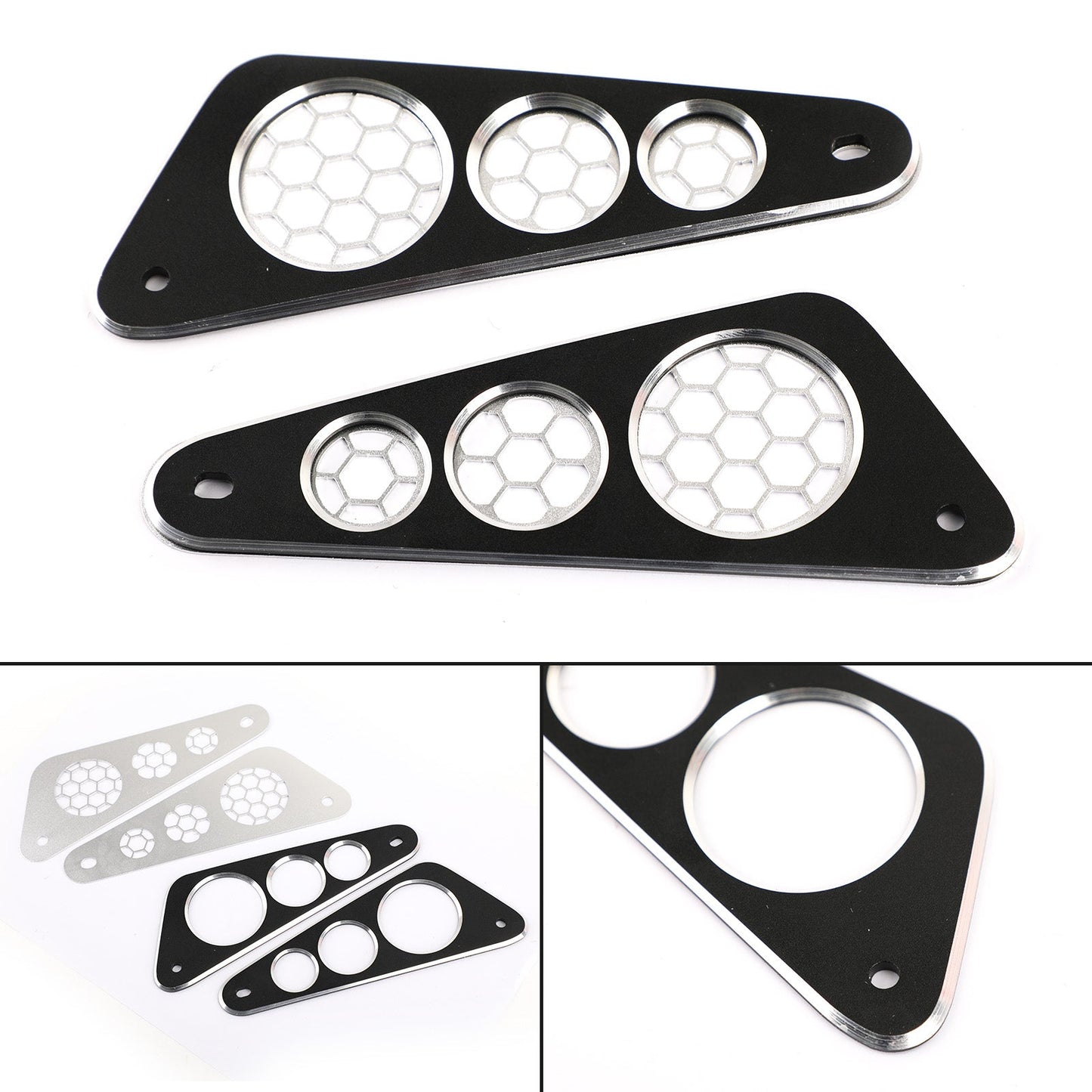 Protection latérale du panneau arrière pour YAMAHA XSR155 2019-2020, noir